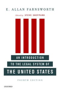 bokomslag An Introduction to the Legal System of the United States, Fourth Edition