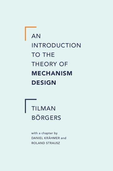 bokomslag Introduction to the Theory of Mechanism Design