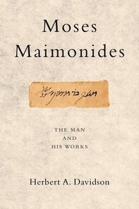 bokomslag Moses Maimonides