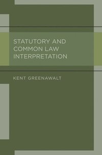 bokomslag Statutory and Common Law Interpretation