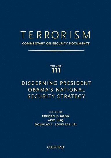 bokomslag TERRORISM: Commentary on Security Documents Volume 111