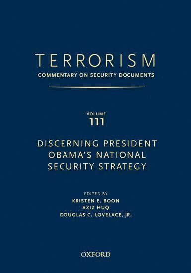 TERRORISM: Commentary on Security Documents Volume 111 1