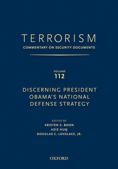 bokomslag TERRORISM: Commentary on Security Documents Volume 112