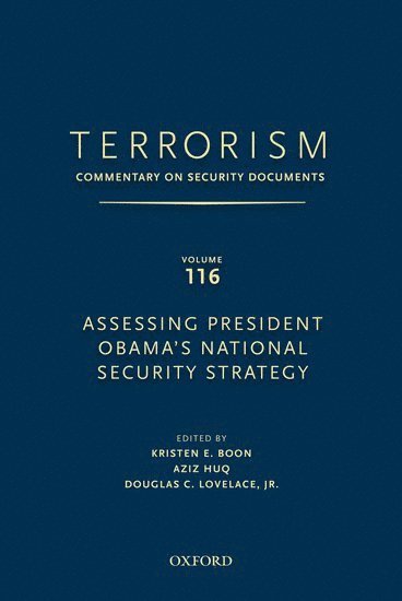 bokomslag TERRORISM: COMMENTARY ON SECURITY DOCUMENTS VOLUME 116