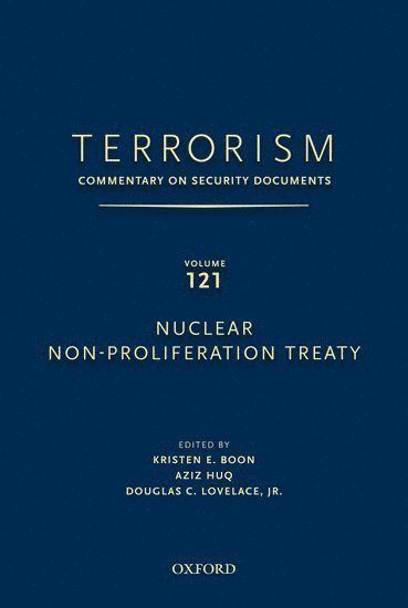 bokomslag TERRORISM: COMMENTARY ON SECURITY DOCUMENTS VOLUME 121