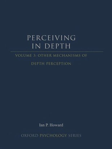 bokomslag Perceiving in Depth, Volume 3