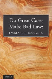 bokomslag Do Great Cases Make Bad Law?