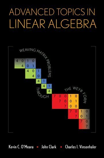Kevin O'Meara, John Clark, Charles Vinsonhaler - Advanced Topics in Linear Algebra, Inbunden