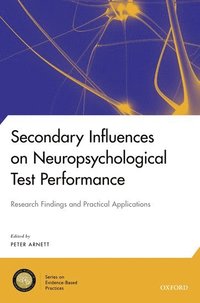 bokomslag Secondary Influences on Neuropsychological Test Performance