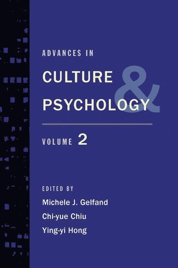 bokomslag Advances in Culture and Psychology