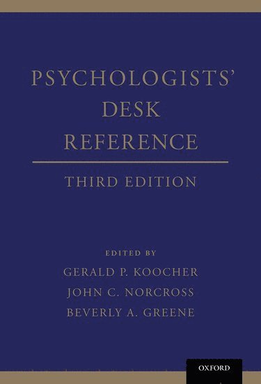 Psychologists' Desk Reference 1