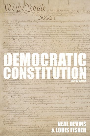 bokomslag The Democratic Constitution, 2nd Edition