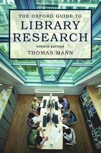 bokomslag Oxford Guide to Library Research