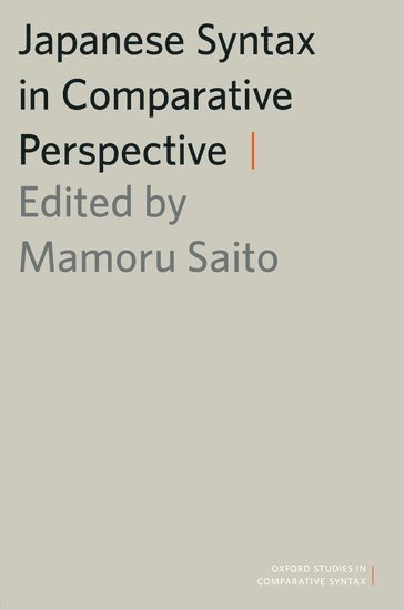 bokomslag Japanese Syntax in Comparative Perspective