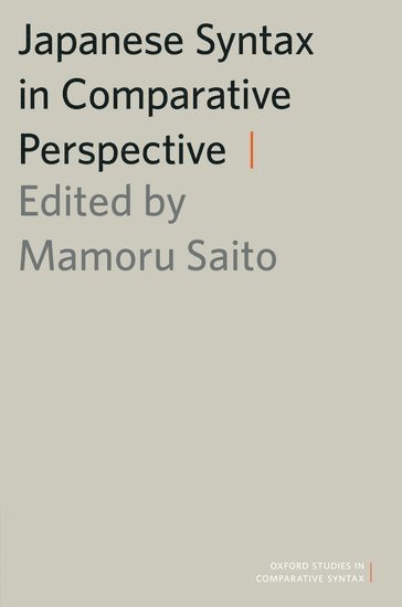 Japanese Syntax in Comparative Perspective 1