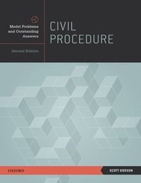 bokomslag Civil Procedure: Model Problems and Outstanding Answers