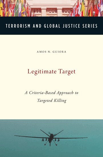 Amos Guiora - Legitimate Target, Inbunden