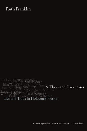 Ruth Franklin, Ruth, Franklin - A Thousand Darknesses, Häftad