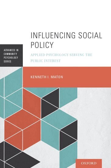 Kenneth I. Maton - Influencing Social Policy, Häftad