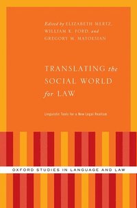bokomslag Translating the Social World for Law