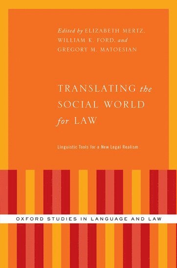 bokomslag Translating the Social World for Law