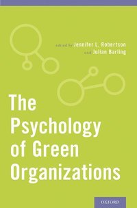 bokomslag The Psychology of Green Organizations