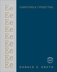 bokomslag Computers & Typesetting, Volume E