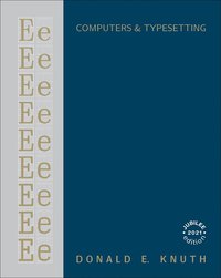 bokomslag Computers & Typesetting, Volume E