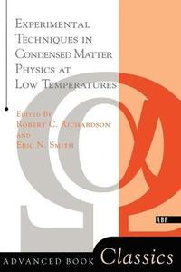 bokomslag Experimental Techniques In Condensed Matter Physics At Low Temperatures