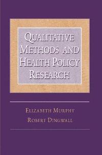 bokomslag Qualitative Methods and Health Policy Research