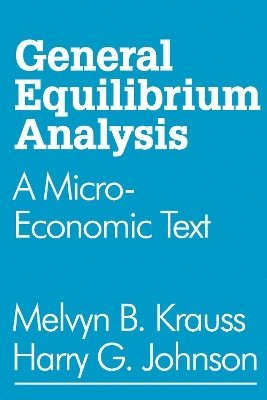 General Equilibrium Analysis 1