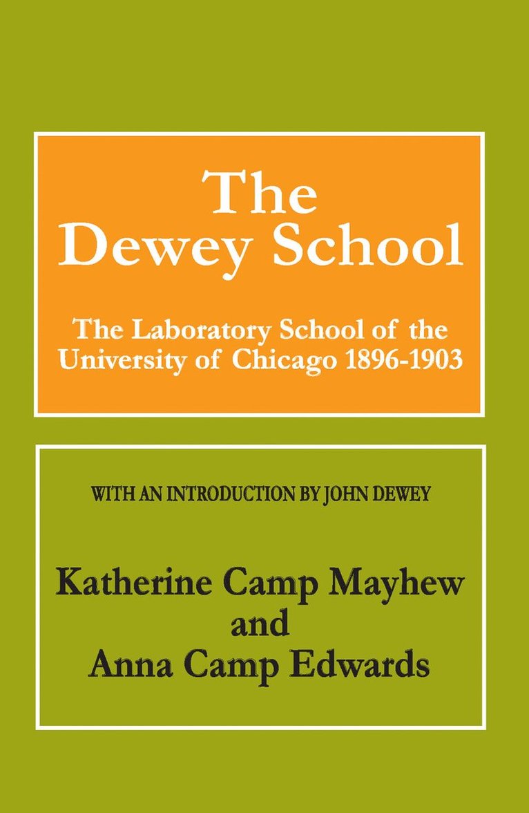 Anna Edwards - Dewey School, Häftad