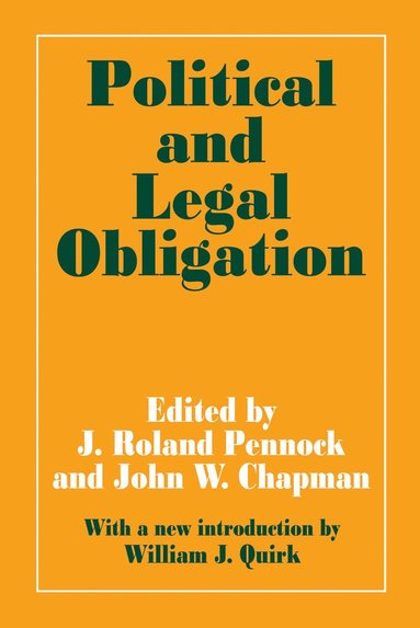 bokomslag Political and Legal Obligation