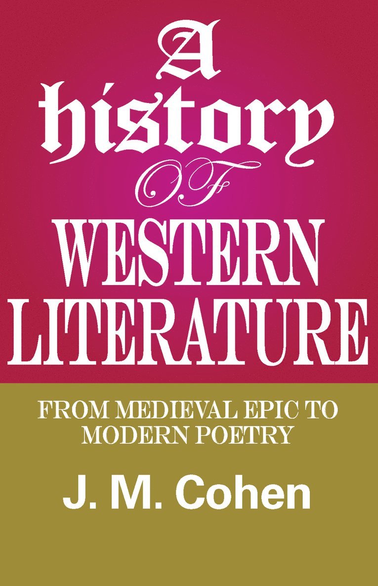 History of Western Literature