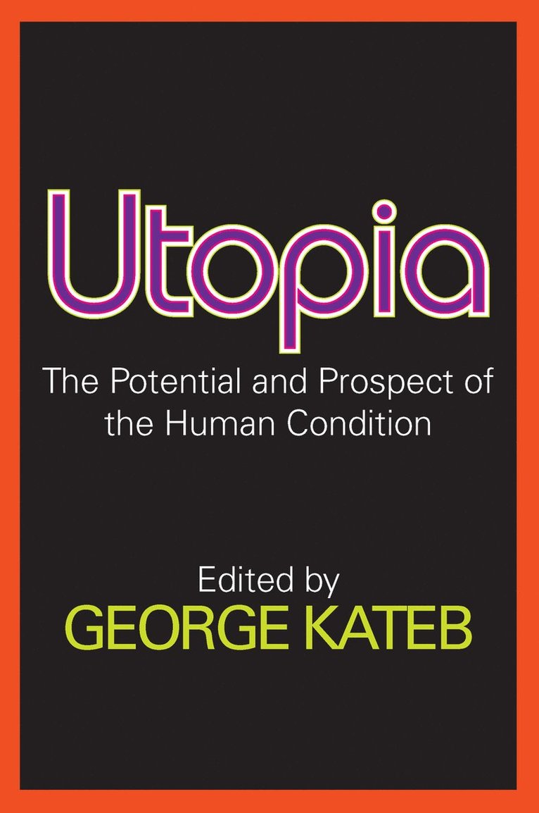 George Kateb - Utopia, Häftad