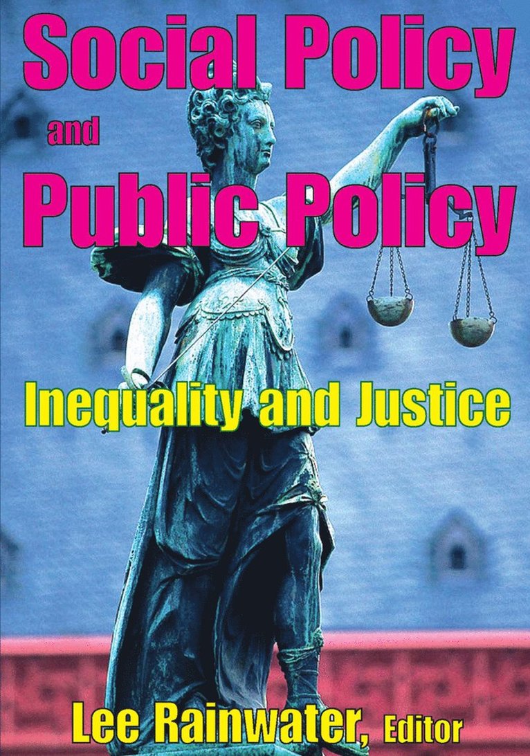 Yung-Teh Chow, Lee Rainwater - Social Policy and Public Policy, Häftad