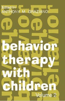 Behavior Therapy with Children 1