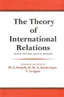 bokomslag The Theory of International Relations