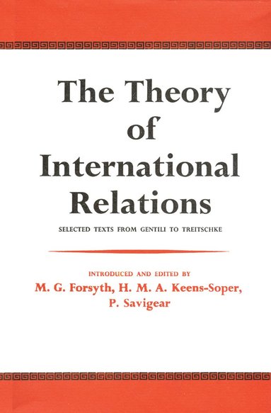 bokomslag Theory of International Relations