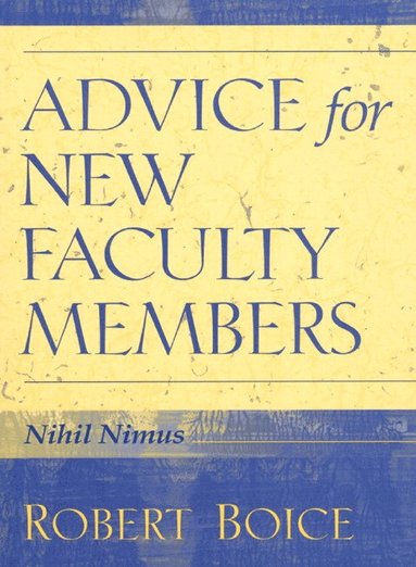 bokomslag Advice for New Faculty Members