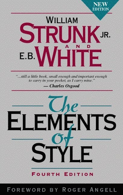 Elements of Style, The 1