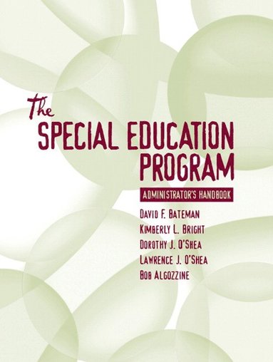 bokomslag Special Education Program Administrator's Handbook
