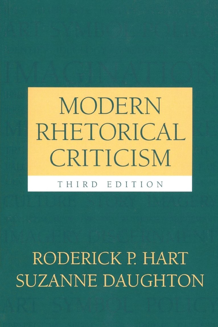Modern Rhetorical Criticism 1