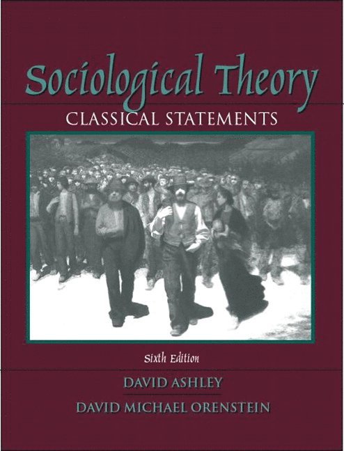 David Ashley, David Orenstein - Sociological Theory, Häftad