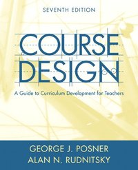 bokomslag Course Design