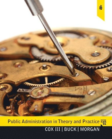 bokomslag Public Administration in Theory and Practice