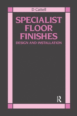 bokomslag Specialist Floor Finishes