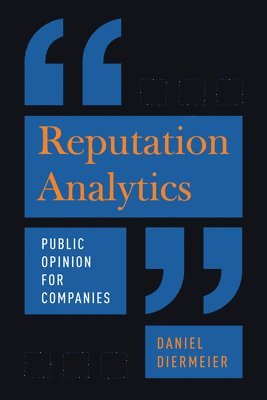 Daniel Diermeier - Reputation Analytics, Inbunden
