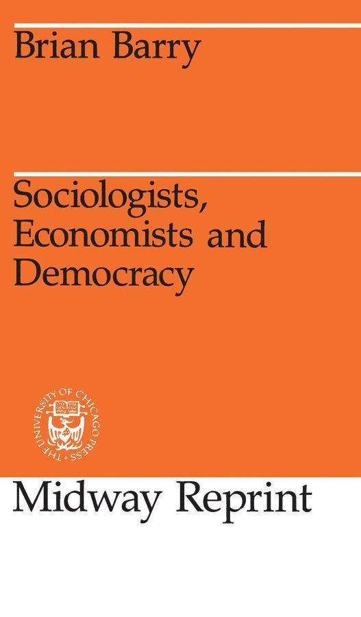 Sociologists, Economists, and Democracy 1