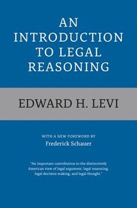 bokomslag An Introduction to Legal Reasoning